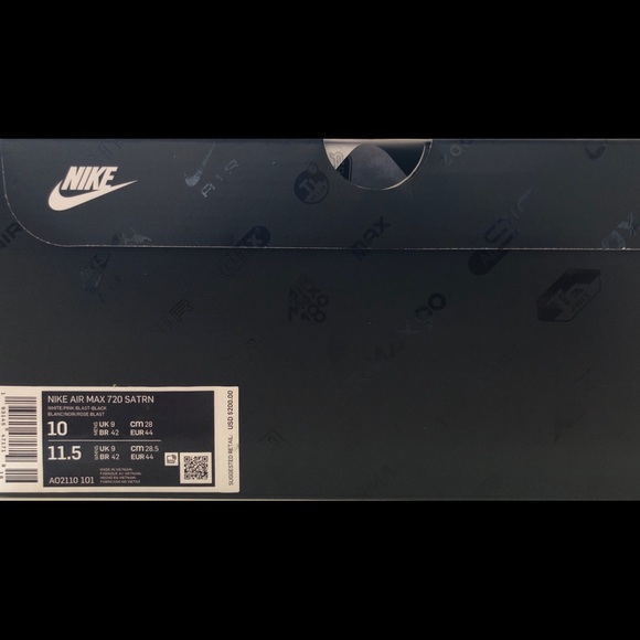 NIKE AIR MAX 720 SATRN - White/Pink Blast - Black - Picture 5 of 6